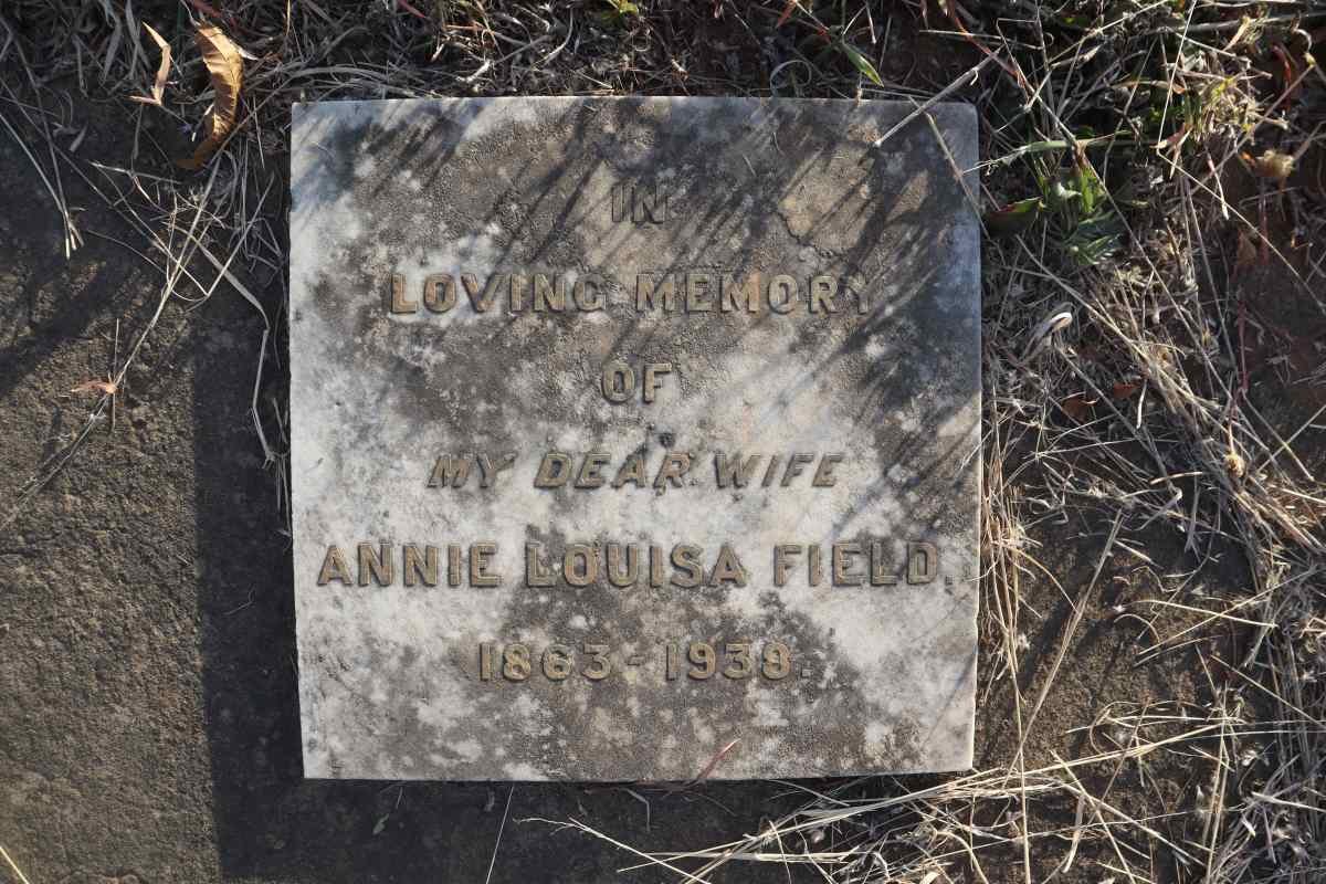 FIELD Annie Louisa 1863-1939