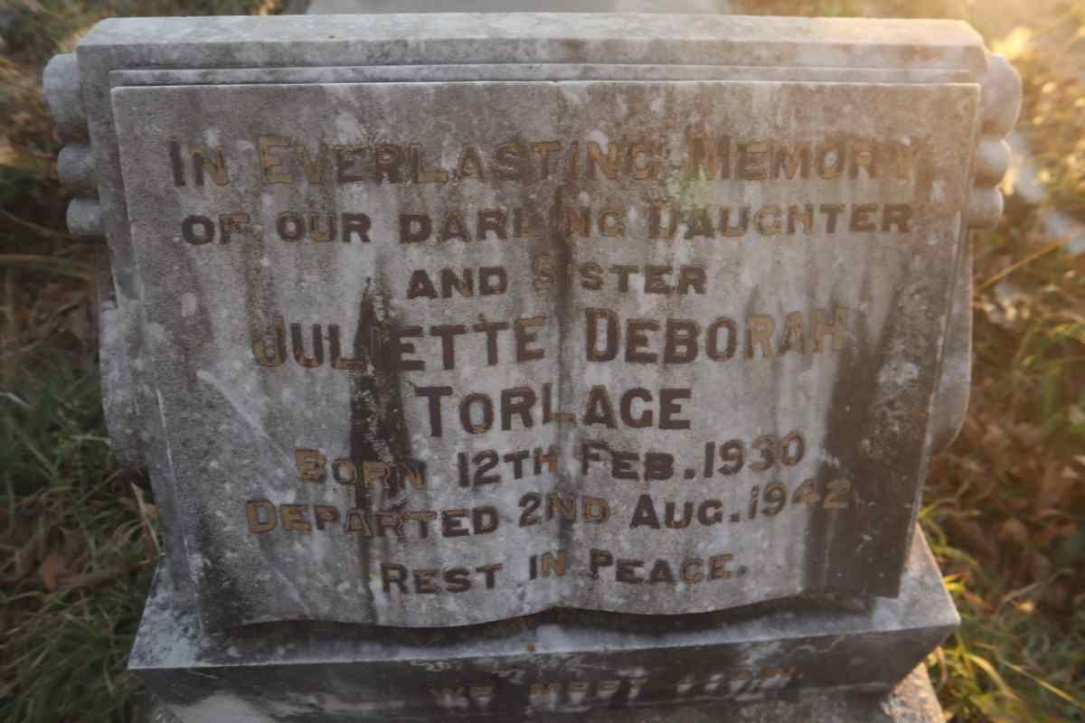 TORLAGE Juliette Deborah 1930-1942