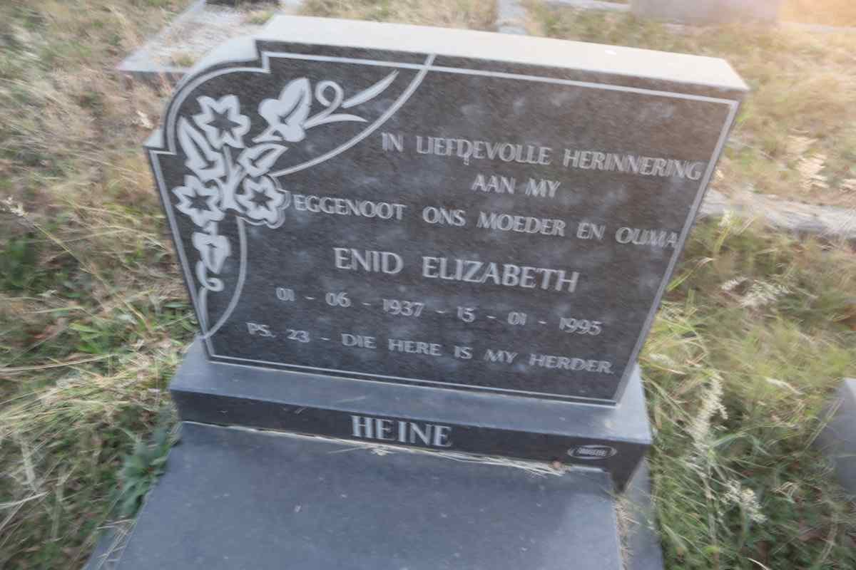 HEINE Enid Elizabeth 1937-1995