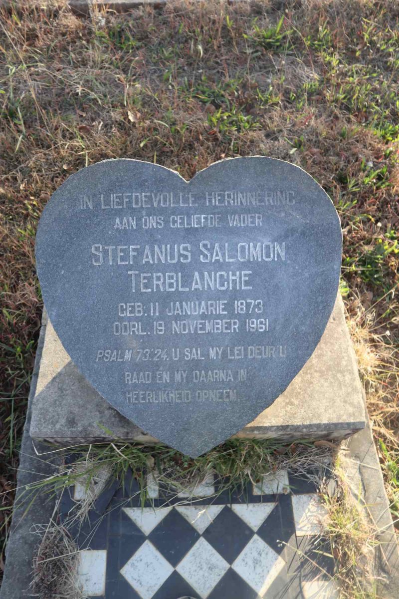 TERBLANCHE Stefanus Salomon 1873-1961