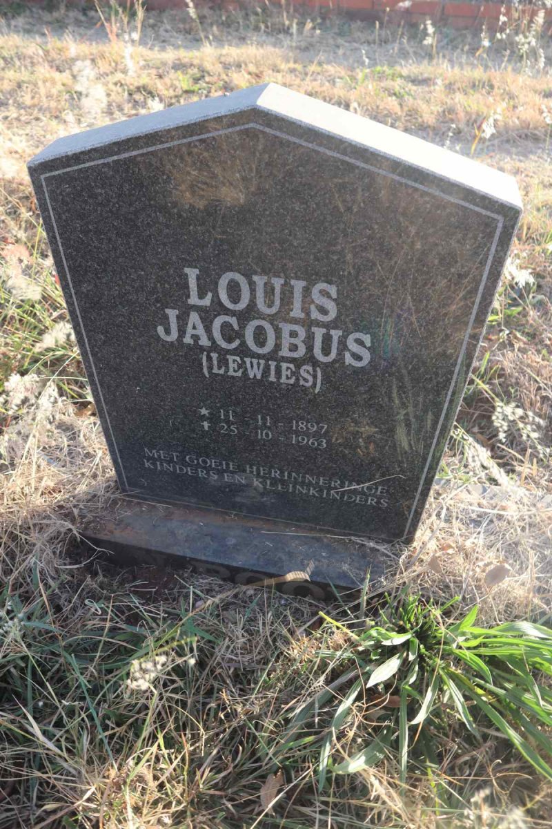 ROOYEN Louis Jacobus, van 1897-1963