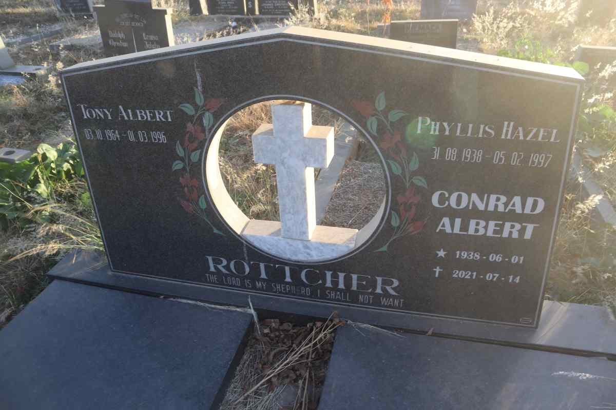 ROTTCHER Conrad Albert 1938-2021 & Phyllis Hazel 1938-1997 :: ROTTCHER Tony Albert 1964-1996
