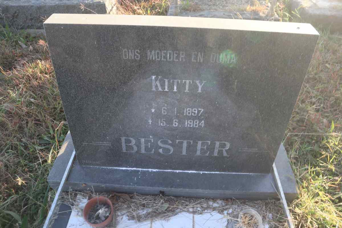 BESTER Kitty 1897-1984