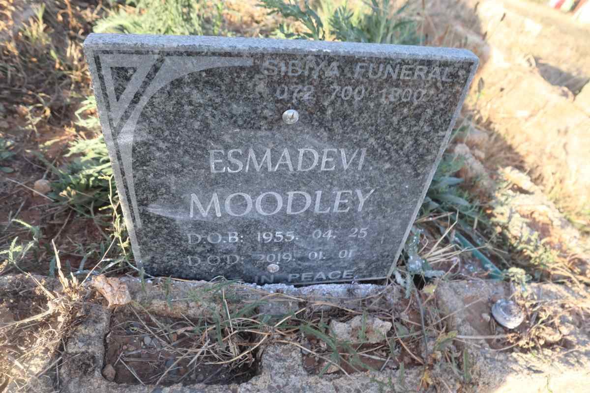 MOODLEY Esmadevi 1955-2019