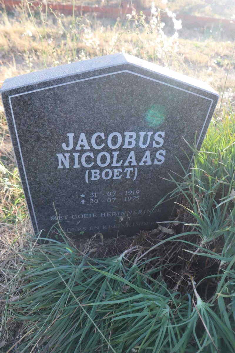 ROOYEN Jacobus Nicolaas, van 1919-1975