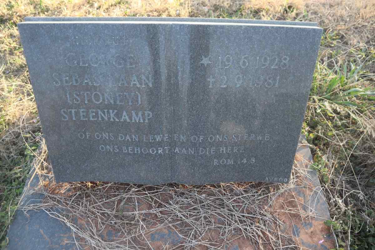 STEENKAMP George Sebastiaan 1928-1981