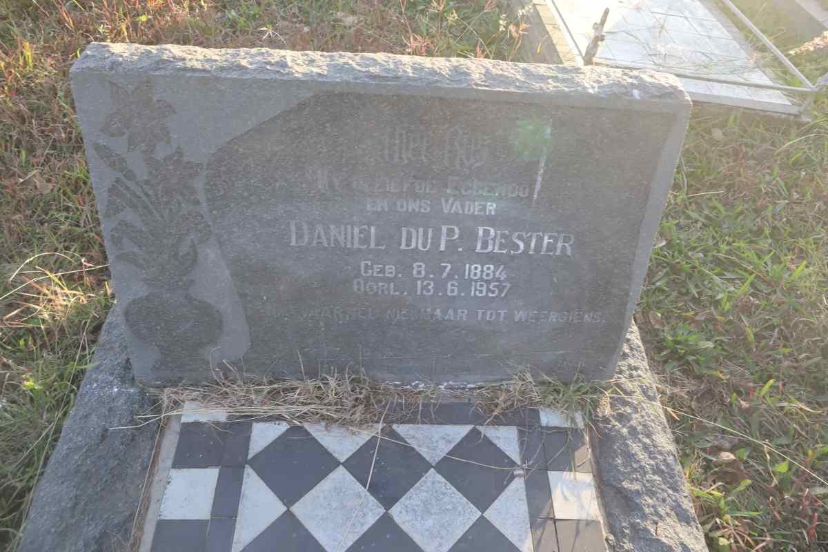 BESTER Daniel du P. 1884-1957