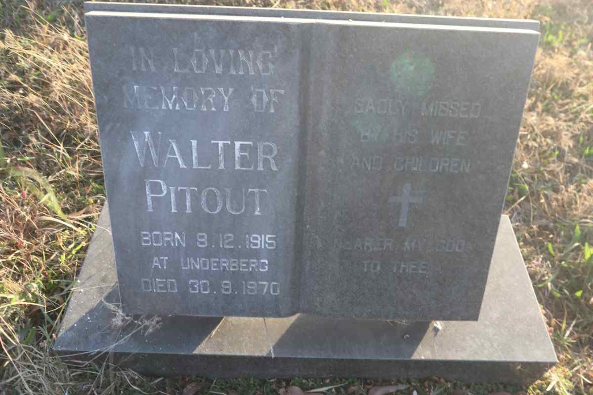 PITOUT Walter 1915-1970