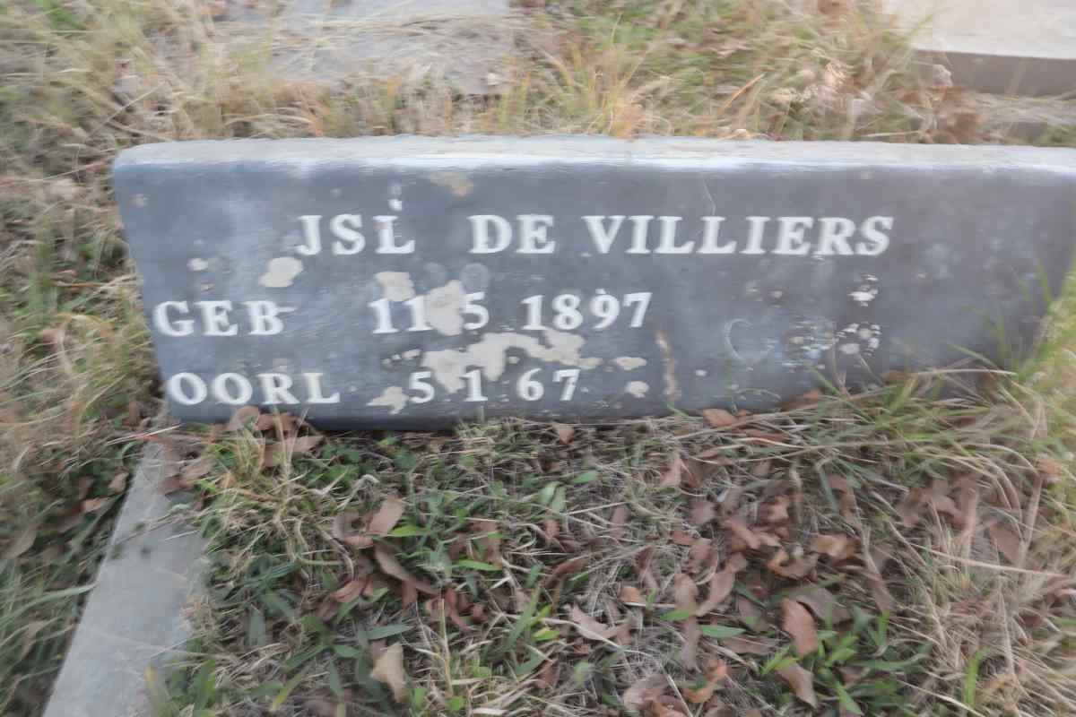 VILLIERS J.S.L., de 1897-1967