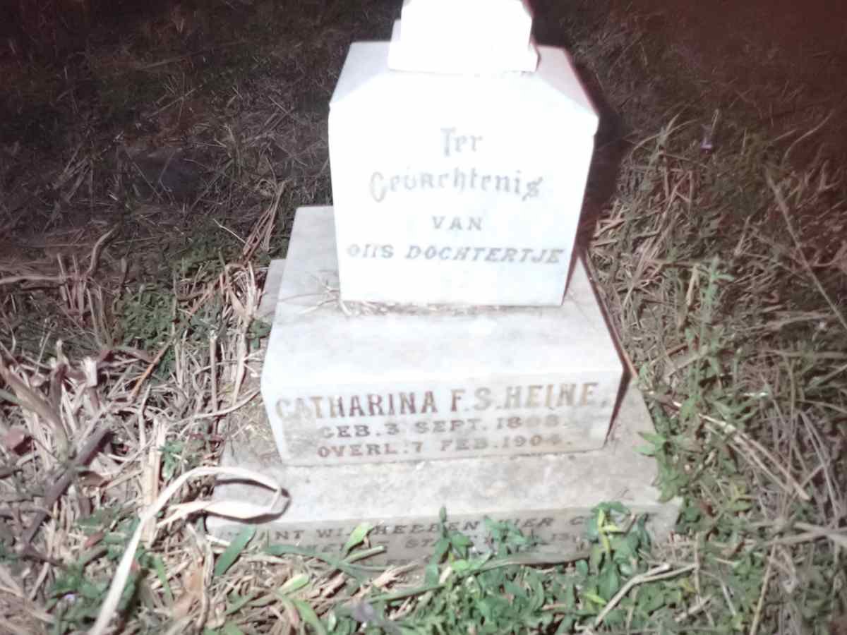 HEINE Catharina F.S. 1898-1904 2