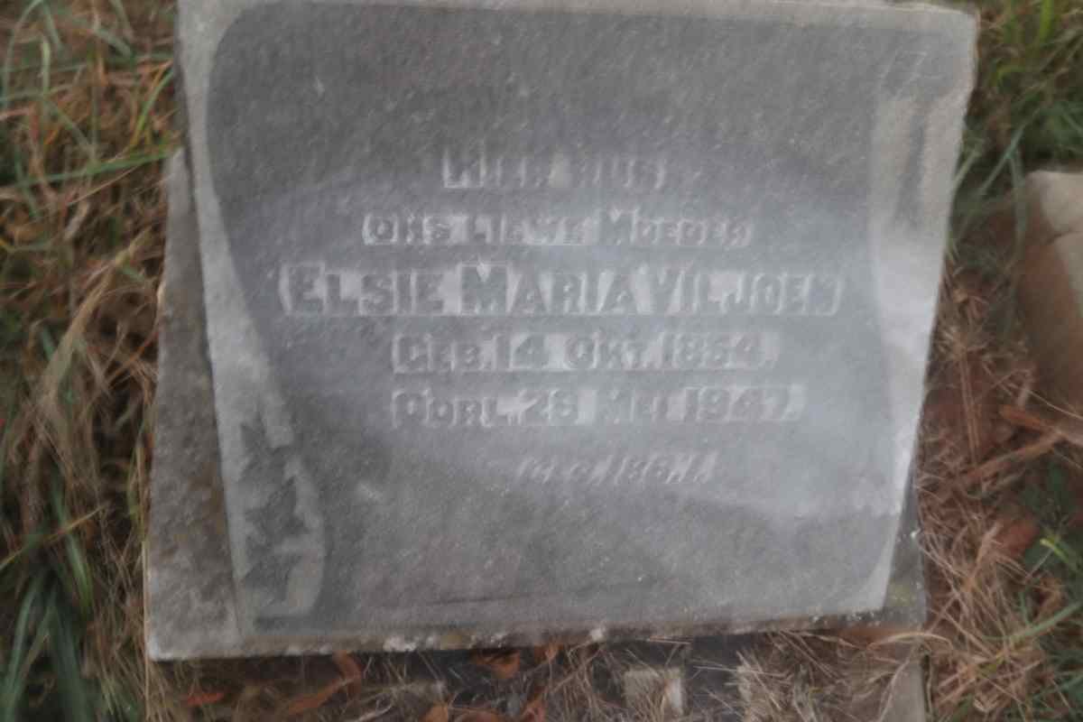 VILJOEN Elsie Maria 1854-1947