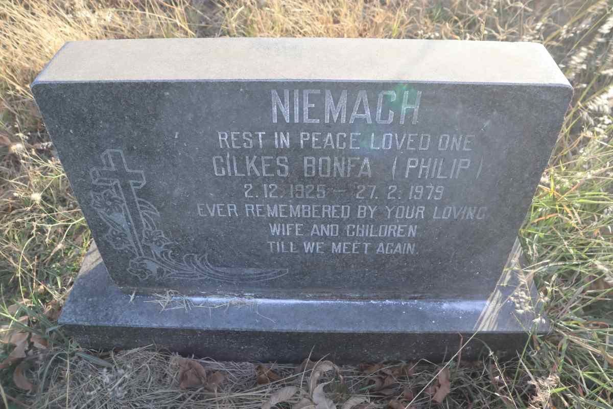 NIEMACH Gilkes Bonfa 1925-1979