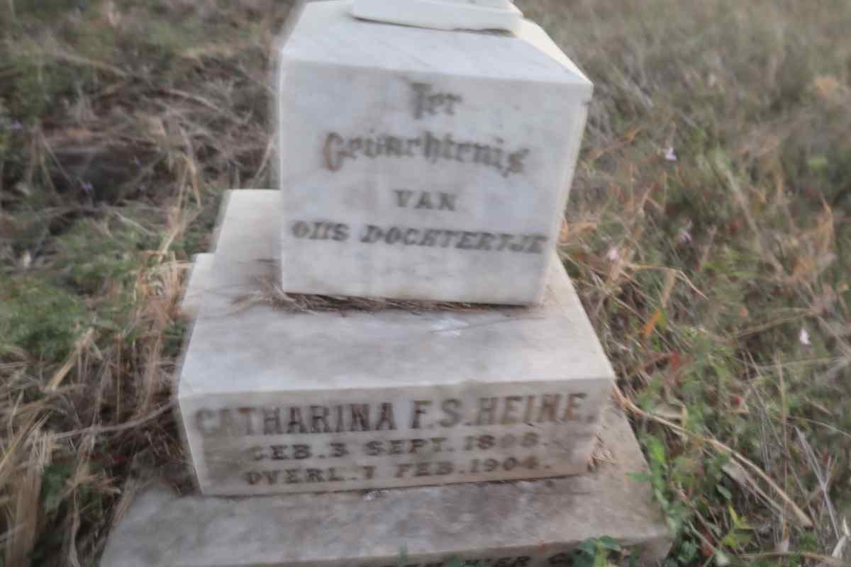 HEINE Catharina F.S. 1898-1904