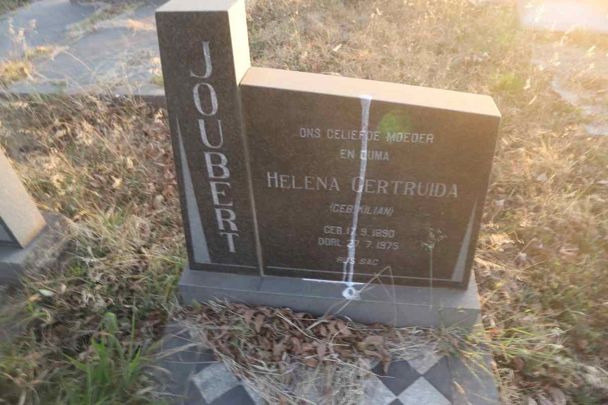 JOUBERT Helena Gertruida nee KILIAN 1890-1975