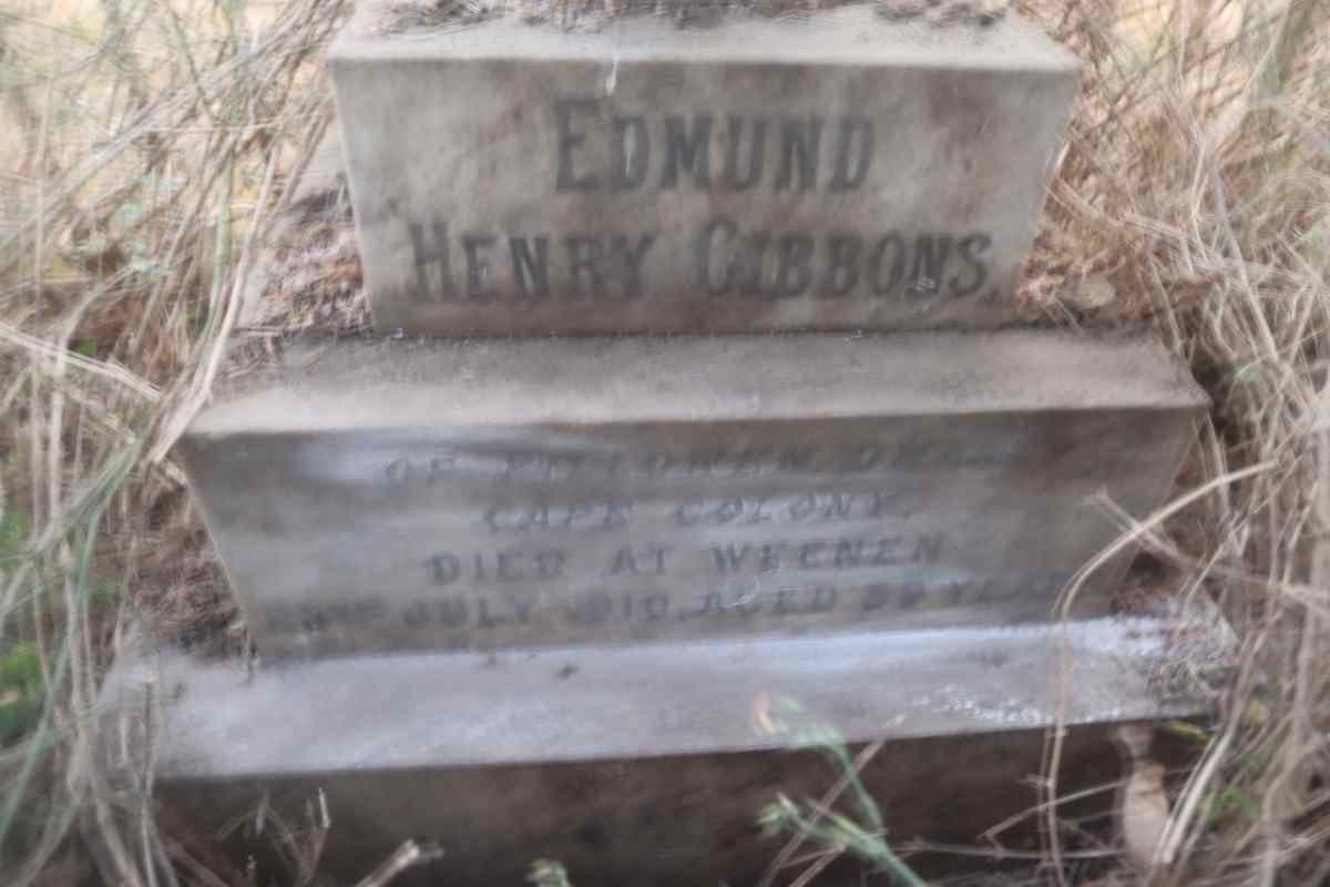 GIBBONS Edmund Henry -1910