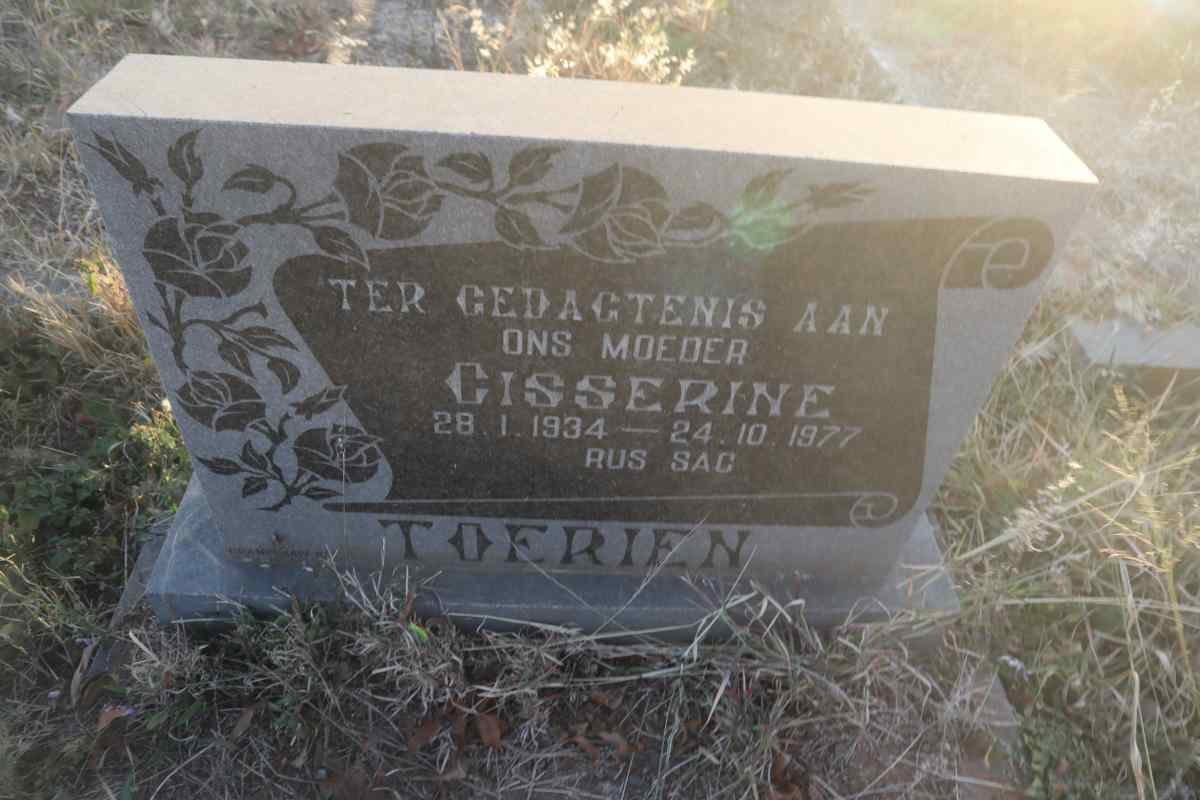 TOERIEN Cisserine 1934-1977