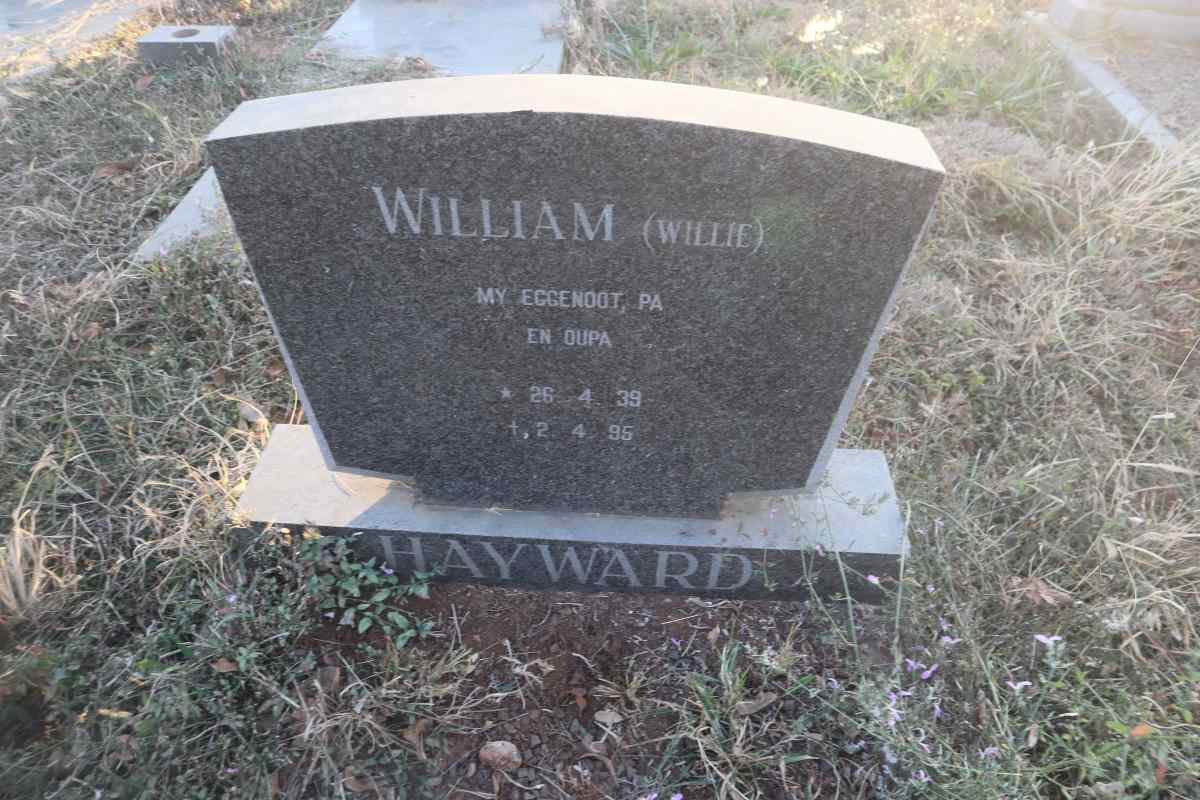 HAYWARD William 1939-1995