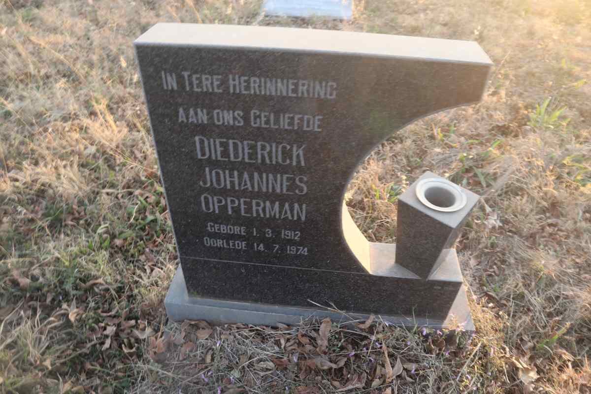OPPERMAN Diederick Johannes 1912-1974
