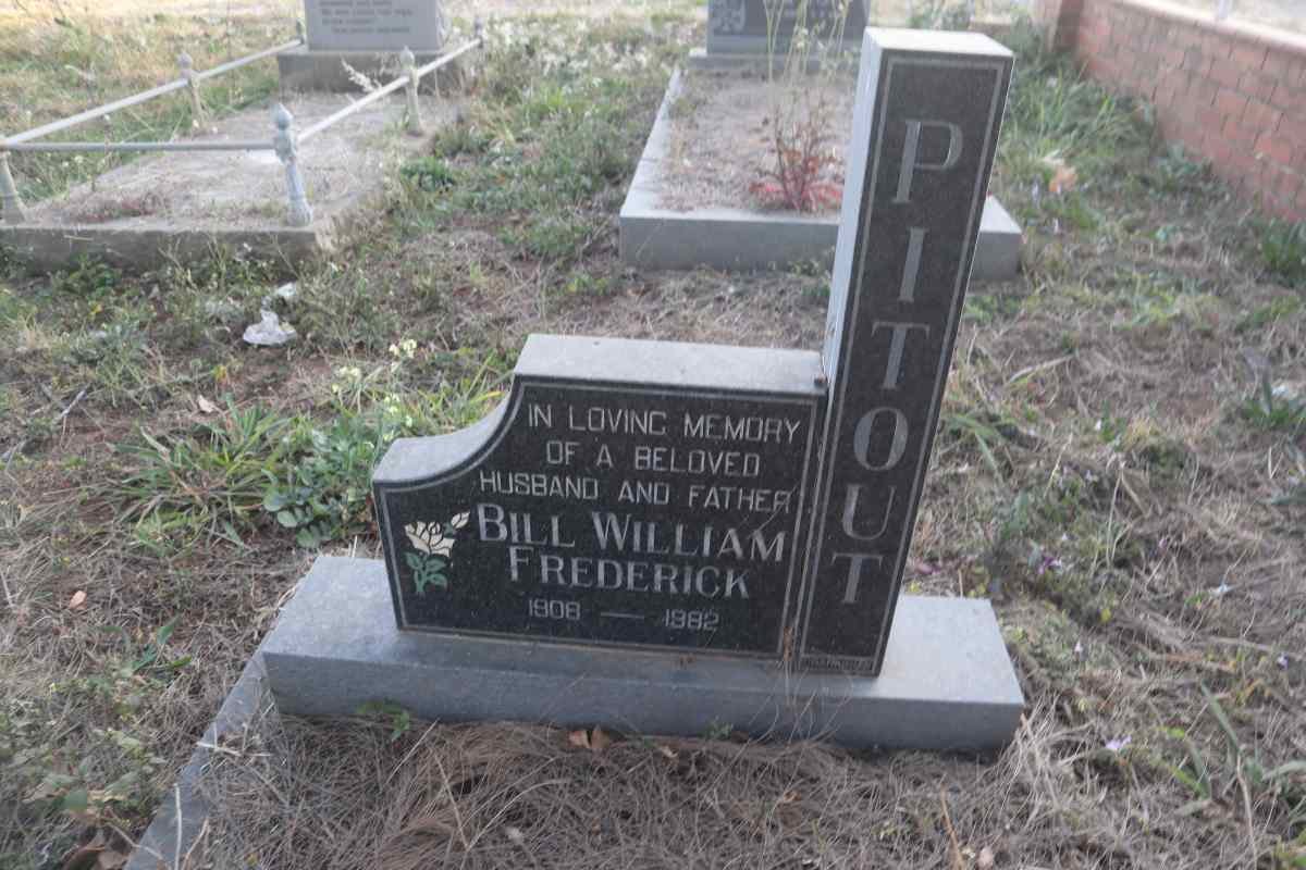 PITOUT Bill William Frederick 1908-1982