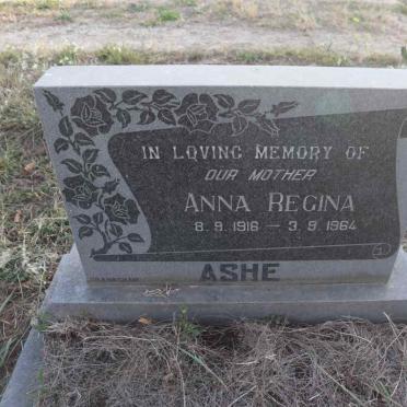 ASHE Anna Regina 1916-1964