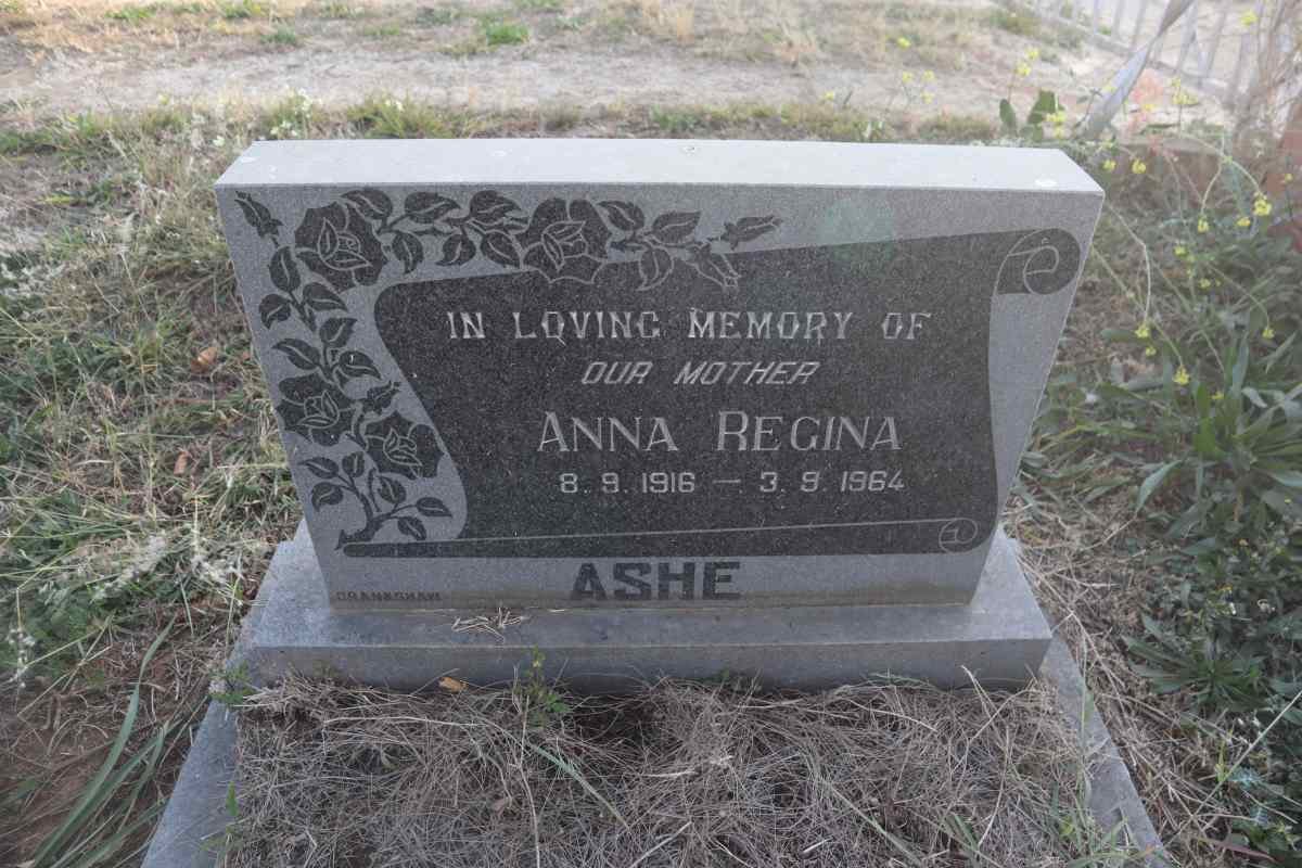 ASHE Anna Regina 1916-1964