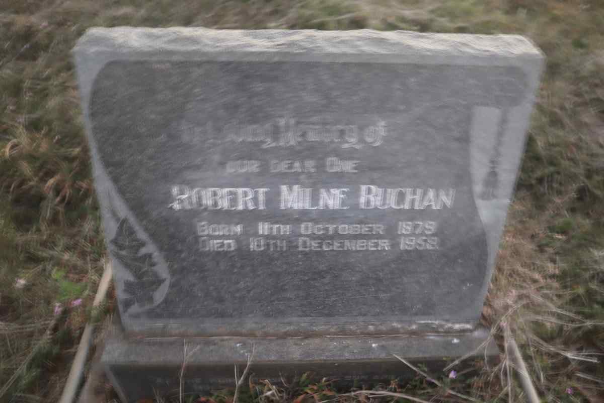 BUCHAN Robert Milne 1879-1958