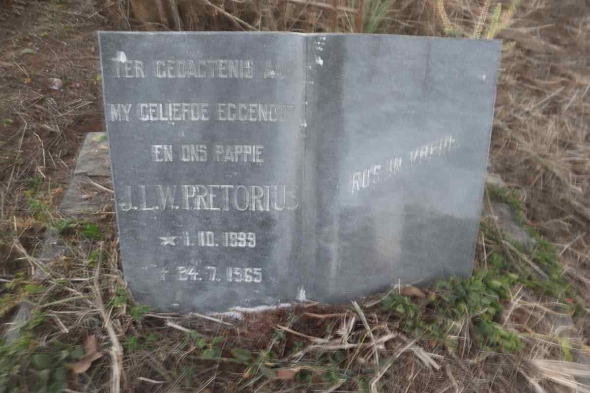 PRETORIUS J.L.W. 1899-1965