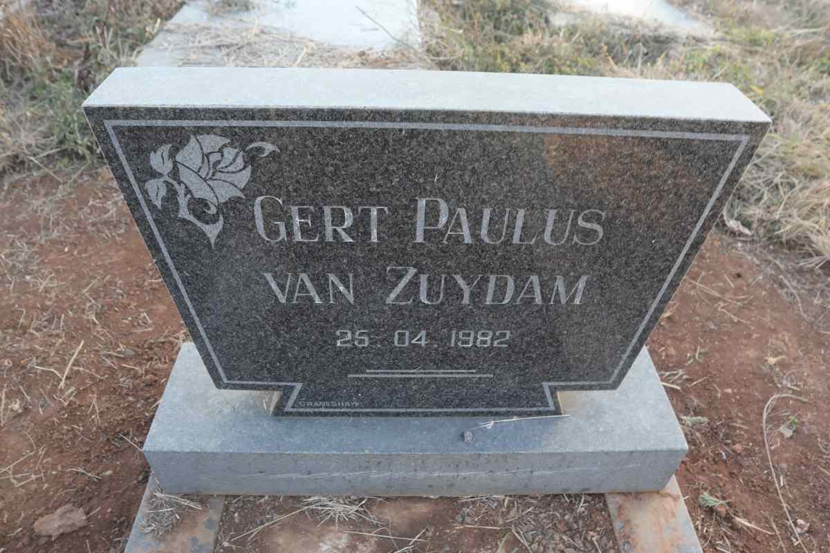 ZUYDAM Gert Paulus, van -1982