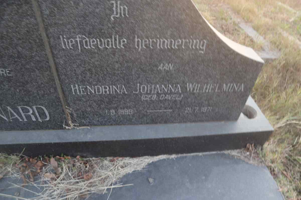 BARNARD Christian Jacobus 1891-1972 & Hendrina Johanna Wilhelmina DAVEL 1899-1971 _3
