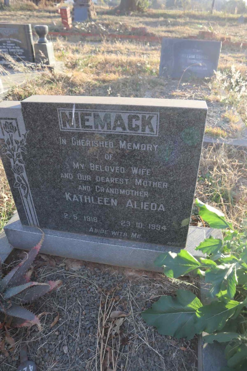 NIEMACK Kathleen Alieda 1918-1994