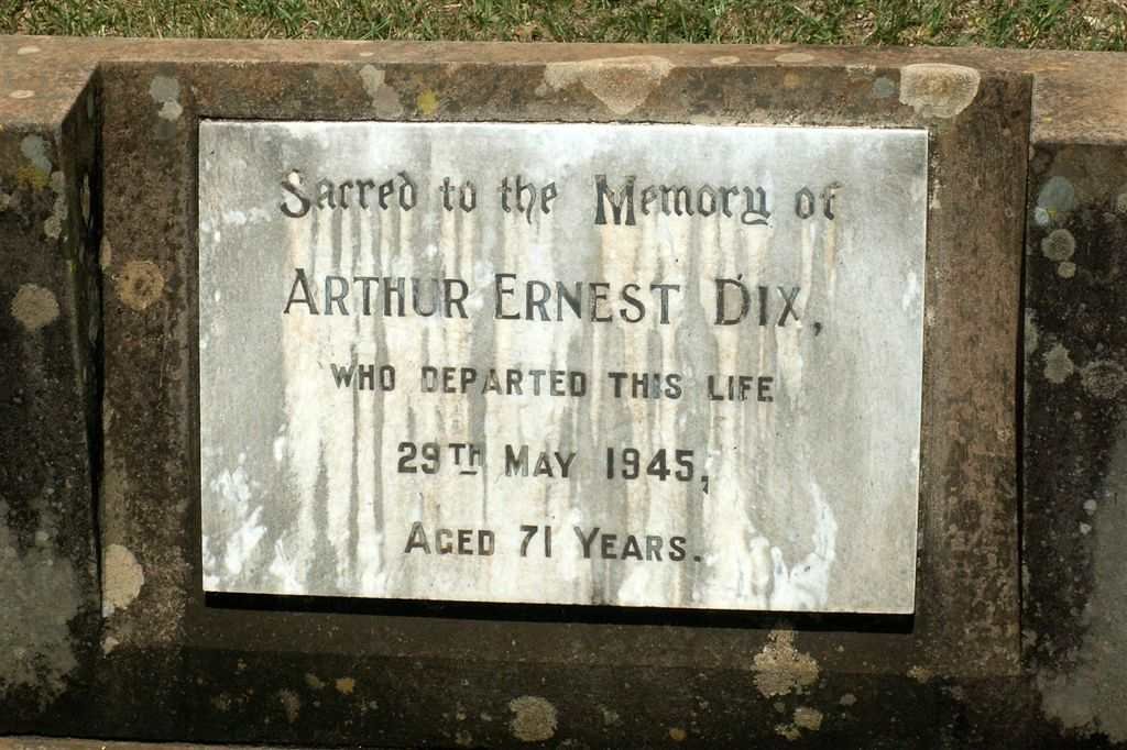 DIX Arthur Ernest -1945