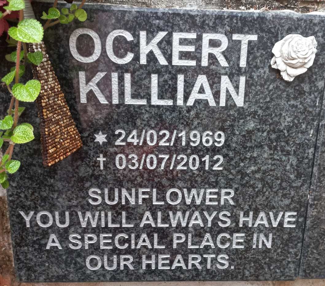 KILLIAN Ockert 1969-2012
